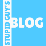 Logo of StupidGuy's Blog with blue background and whitish text